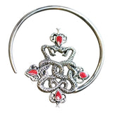 Naga Hoop Earrings