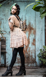 SNAKE SKIN MINI BACKPACK - MAJOVE