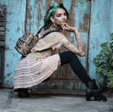 SNAKE SKIN MINI BACKPACK - MAJOVE