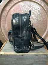 VIPER - MINI SNAKE SKIN BACKPACK