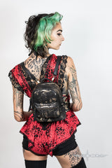 VIPER - MINI SNAKE SKIN BACKPACK