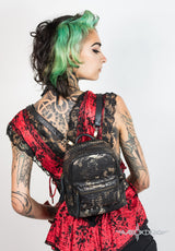 VIPER - MINI SNAKE SKIN BACKPACK