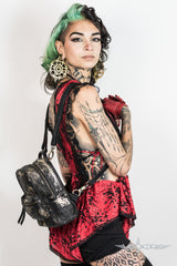 VIPER - MINI SNAKE SKIN BACKPACK