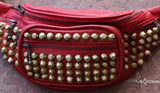 Spike Leather Fanny Pack