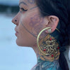 Naga Hoop Earrings