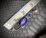 VINTAGE LAPIS AZUL SILVER PENDANT