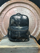VIPER - MINI SNAKE SKIN BACKPACK