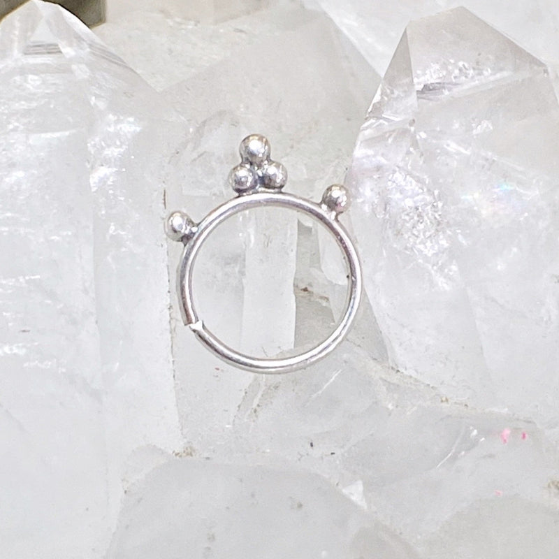 SILVER NOSE JEWELRY- MAEV